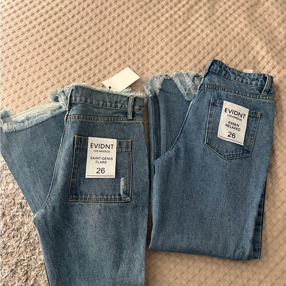2 New Anthropologie denim! evidnt / size 26
